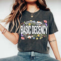Radicalized By Basic Decency T-Shirt, Floral Sweatshirt, Social Justice Activist hoodie, Gift for Socialist, Liberal...