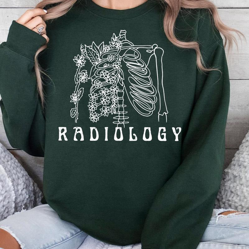 Radiology Skeleton Shirt, Rad Tech Gifts, Xray Gifts Best Price Hoodie, Sweatshirt | GrindPrints.com
