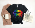 Rainbow Pride T Shirt Hoodie Sweater Rainbow Lips Shirt Lips Shirt LGBT Shirt Pride Shirt LGBT Pride Shirt Pride Tee LGBT...