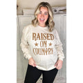 Raised on Country Long Sleeve T-Shirt Hoodie, Sweatshirt | GrindPrints.com