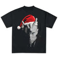 Rap God Santa Slim Shady Graphic Rap Tee Shirt Big Face Emineem Merry Christmas Hoodie, Sweatshirt | GrindPrints.com