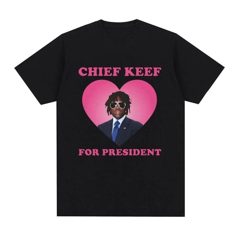 Rapper Chief Keef for President T Shirt Hoodie, Sweatshirt | GrindPrints.com