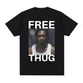 Rapper Free Young Thug Graphic Print T-shirt Men Women Fashion Hip Hop Oversized T-shirts Gothic Short Sleeve T Shirt...