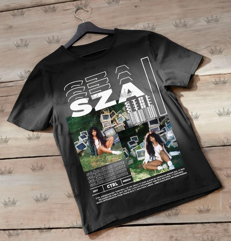 Rapper Shirt - Vintage Rapper Graphic Tee Shirt Ctrl Album Merch Men Women Menswear Top Hoodie, Sweatshirt | GrindPrints.com
