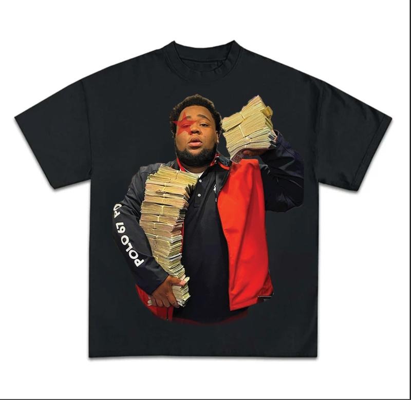 Rd Wave Moneyy Red Super Star Graphic Rap Tee Shirt Top Streetwear Hoodie, Sweatshirt | GrindPrints.com