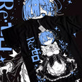 Re Zero Anime T-Shirt & Sweatshirt, Cute Rem Kawaii Waifu Cute Graphic Tee, Anime Manga Lover Gifts Hoodie | GrindPrints.com