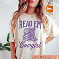Read Em Cowgirl Shirt, Western Country Girl Tee Cowboy Romance, acotar merch Hoodie, Sweatshirt | GrindPrints.com