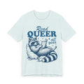 Read queer all year | read queer books | lgbt books | pride merch | cool queer shirt | queer owned shops | nonbinary...