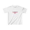 Reading Is Hot Baby Tee, Heavy Cotton, Iconic Slogan T-shirt, 90s Aesthetic Vintage Tee Trending Print Top Hoodie, Sweatshirt