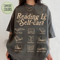 Reading Is Self Care tshirt, Bookish Mental Health Shirt, Read More Books Shirt, Book Lover Shirt, Book Shirt For...
