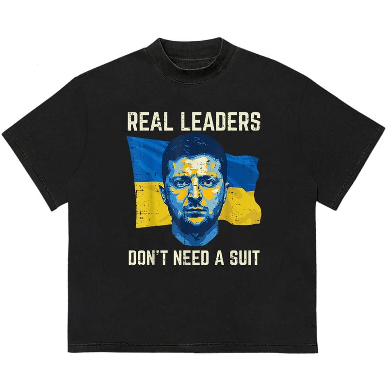 Real Leaders Dont Need Suit T-Shirt Essential Lightweight and Breathable Hoodie, Sweatshirt | GrindPrints.com