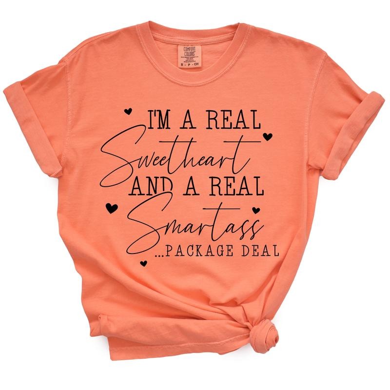 Real Sweetheart & Smartass Package Deal TShirt Hoodie, Sweatshirt | GrindPrints.com