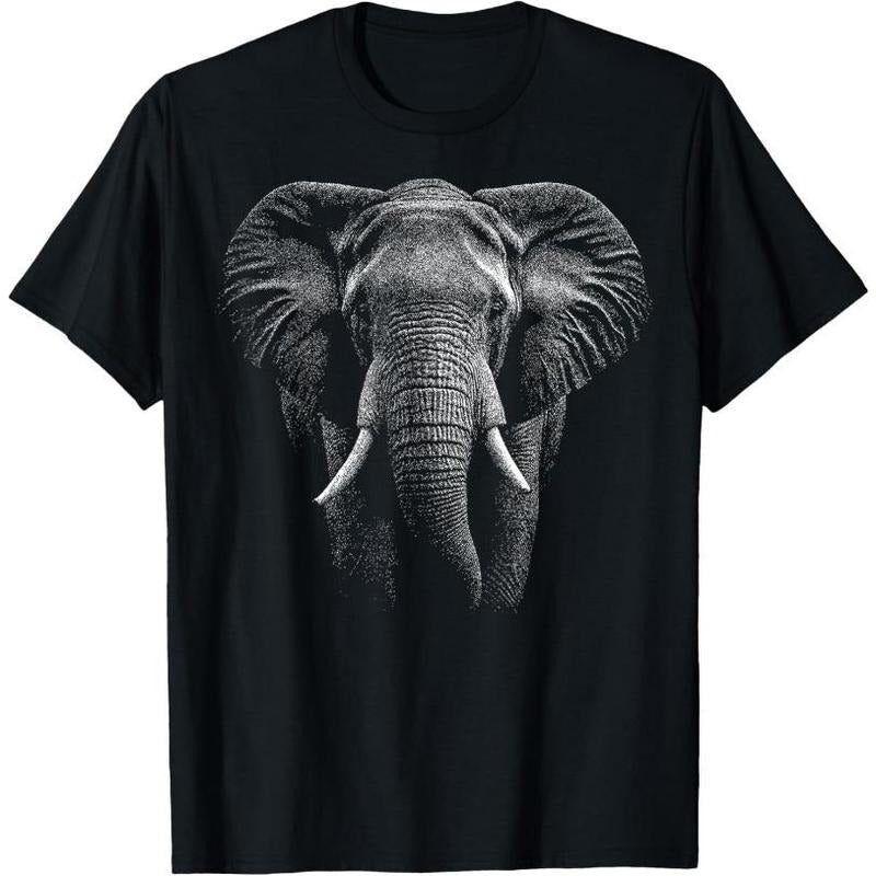 Realistic Elephant T-Shirt Made in USA Hoodie, Sweatshirt | GrindPrints.com