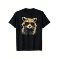 Reccoon Printed Cotton Casual Short Sleeve Crew Neck Gamer Outdoor Made Usa T-Shirts, Hoodie, Sweatshirt