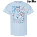 Red & Blue Ribbons Gildan Short Sleeve T-Shirt 'NLB' Hoodie, Sweatshirt | GrindPrints.com