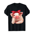 Red Bandanna Pig Funny I Love Piggy T Shirt220g made in usa T-Shirts, Hoodie, Sweatshirt | GrindPrints.com