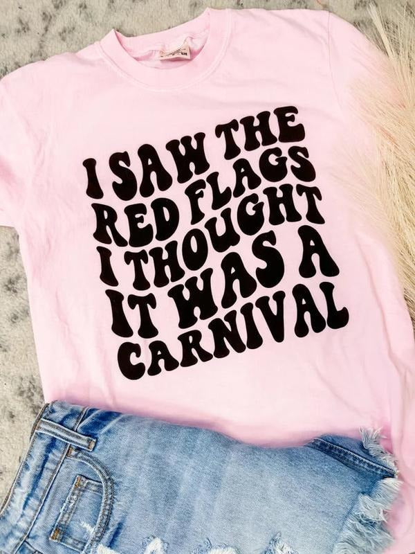 Red Flags Graphic Tee Hoodie, Sweatshirt | GrindPrints.com