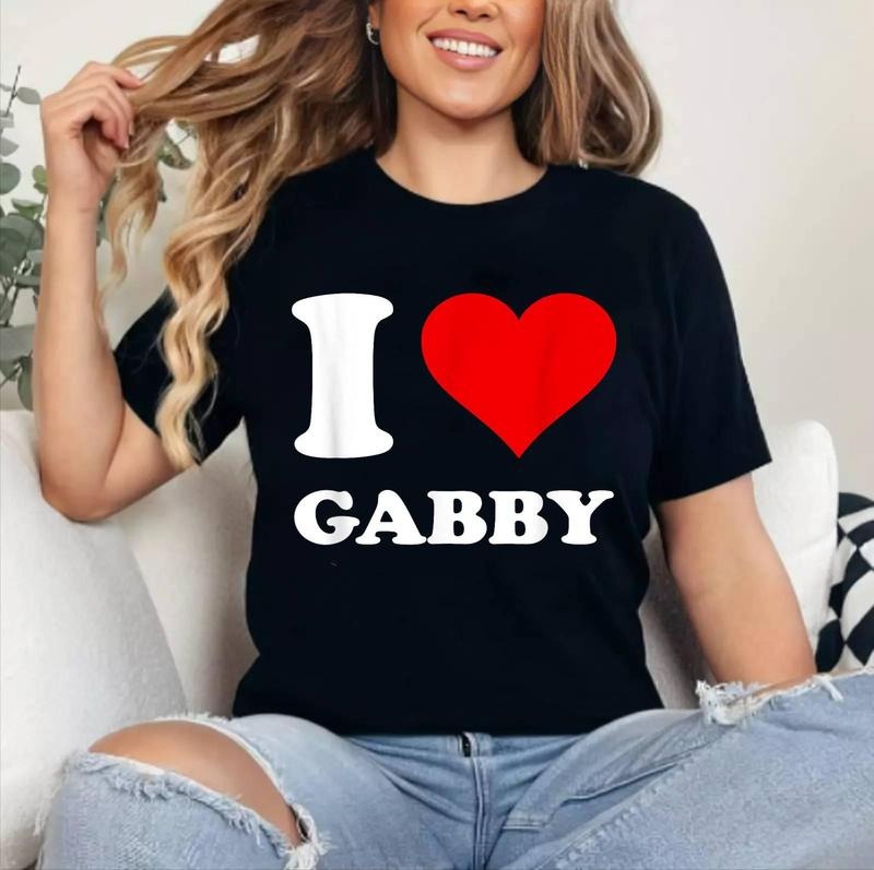 Red Heart I Love Gabby Cotton 100% Top Womenswear T-Shirts, Hoodie, Sweatshirt