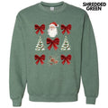 Red Santa Collage Sweatshirt 'NLB' T-Shirts, Hoodie | GrindPrints.com
