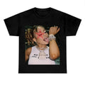 Red Star Lattooo Photoo Black Tee Cotton Top Hoodie, Sweatshirt | GrindPrints.com