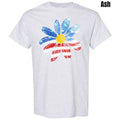 Red White & Bloom Gildan Short Sleeve T-Shirt 'NLB' Hoodie, Sweatshirt | GrindPrints.com