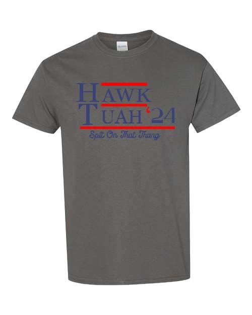 Red White and Blue Hawk Tuah 2024 T Shirt Hoodie, Sweatshirt | GrindPrints.com