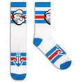 Popeye the Sailor Man Cartoon Socks - White/Blue/Red T-Shirts, Hoodie, Sweatshirt | GrindPrints.com