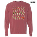 Reindeer Coquette Collage Long Sleeve Comfort Colors T-Shirt 'NLB' Hoodie, Sweatshirt | GrindPrints.com