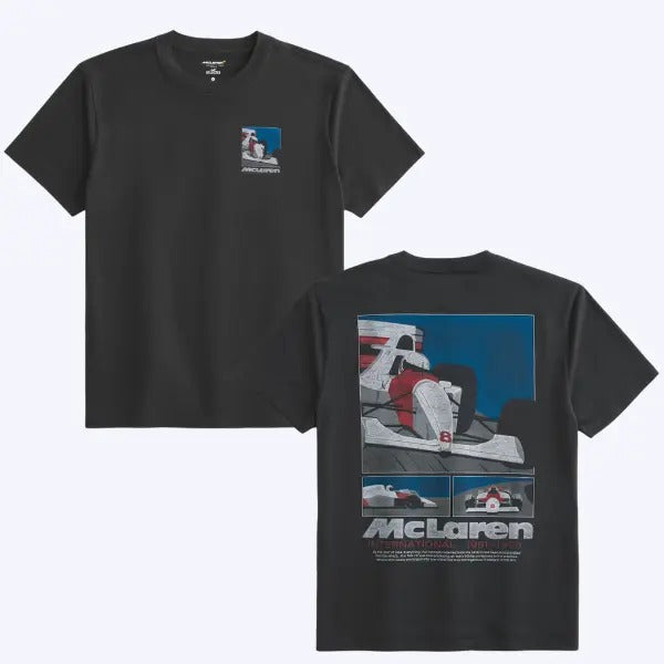 Relaxed McLaren Graphic Shirt, Gift For Boyfriend Hoodie, Sweatshirt | GrindPrints.com