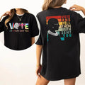 Reproductive Rights Tee, Pro Roe V Wade Shirt 2side, Like Ruth Sent You Shirt, Vote Banned Books Shirt, Unisex Short...