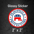 Republicans Are Pedo Protectors Sticker Funny Anti Trump Sticker Anti Republican Sticker Liberal Political Humor Sticker T-Shirts, Hoodie, Sweatshirt