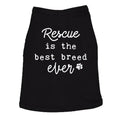 Rescue Is The Best Breed Ever Dog Shirt Pet Puppy Tee Funny Dog Puppy Shirt Black Hoodie, Sweatshirt | GrindPrints.com