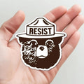Resist Bear Die-Cut Sticker T-Shirts, Hoodie, Sweatshirt | GrindPrints.com