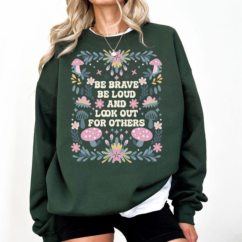Resist Shirt, Resistance Shirt, Feminist Shirt, Social Justice Shirt, Be Brave Be Loud and Look out for Others, Pro...