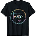 Respect Love Support Autism Awareness Month Women Men T-Shirt Hoodie, Sweatshirt | GrindPrints.com