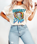 Respect The Drip Baseball Tee tshirt, Retro Sporty Print, Game Day Essential tshirt, women tops, shirt for women Hoodie,...
