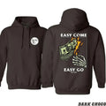 Rest Easy Hoodie - Easy Come Easy Go Skeleton, Ideal for Casual Wear, Gift for Men, Gift for Women, Gift for You Menswear...
