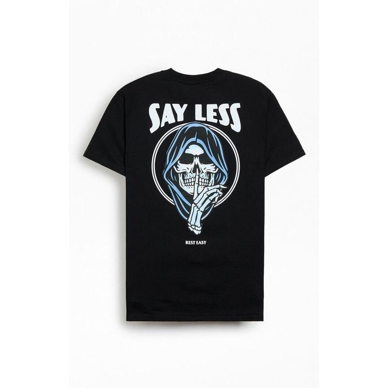 Rest Easy Men's Say Less T-Shirt - Multicolor Hoodie, Sweatshirt | GrindPrints.com