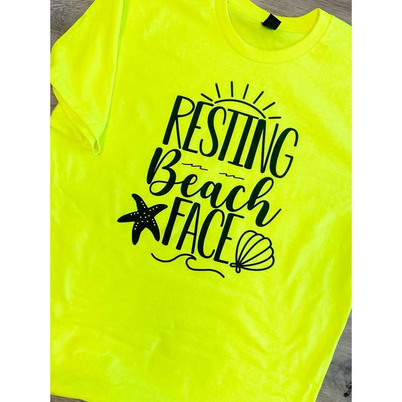 Resting Beach Face Graphic Tee Hoodie, Sweatshirt | GrindPrints.com