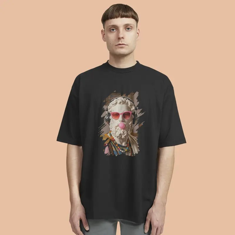 Retro - inspired, Oversized Graphic T - Shirt, Vivid Print, Great for Music Festivals Hoodie, Sweatshirt | GrindPrints.com