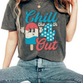 Retro 4th Of July T-Shirt Funny Chill The 4th Out T-Shirt Vintage Fourth Of July T-Shirt America T Shirt USA Flag,...