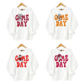 Retro All College Football Mascot Game Day Bundle Sweatshirt, White Shirt, Fall Crewneck Off-white Unisex Hoodies &...
