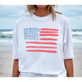 Retro America Shirt, American Flag, 4th Of July Shirt, Fourth Of July, Patriotic USA Gift, Women's Graphic Tee, Comfort...
