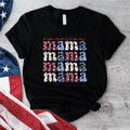 Retro American Mama Shirt Mother Independence Day Freedom Short Sleeve Patriotic Mom USA Memorial Day Mommy 4th July Shirt T-Shirts, Hoodie, Sweatshirt