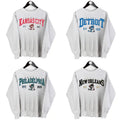 Retro Ash Grey Crewneck - Football Fans Sweatshirt for All Teams T-Shirts, Hoodie | GrindPrints.com