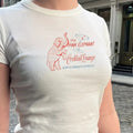 Retro Bar Baby Tee, Coquette Baby Tee, Vintage Graphic Top, Pinterest Aesthetic Cotton Fashion Hoodie, Sweatshirt