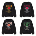 Retro Basketball Team Sweatshirt - Vintage Graphic Tee for Fans All Team