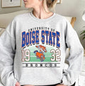 Retro Boise State Football Sweatshirt, Football Shirt, Gift For Fans Hoodie | GrindPrints.com
