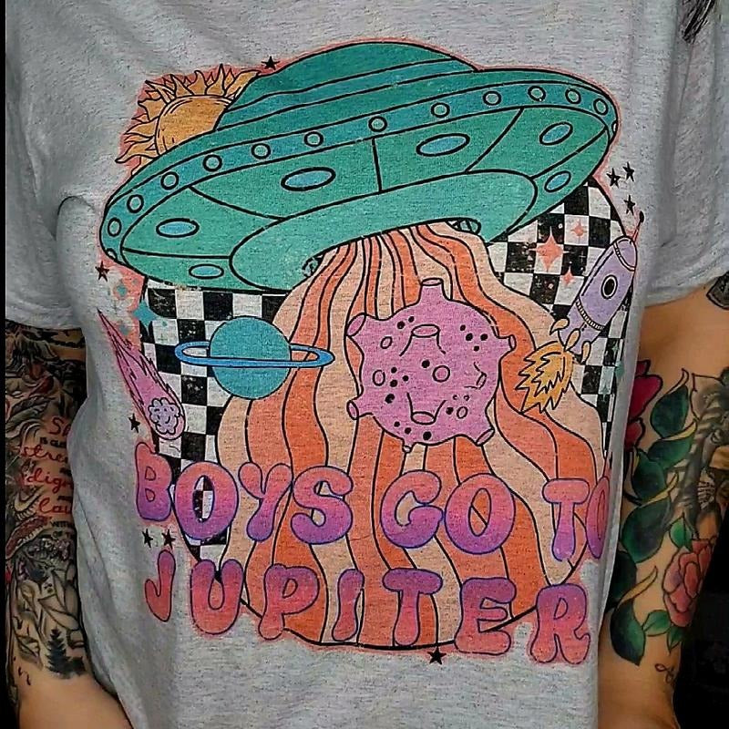 Retro Boys go to Jupiter Tee Hoodie, Sweatshirt | GrindPrints.com