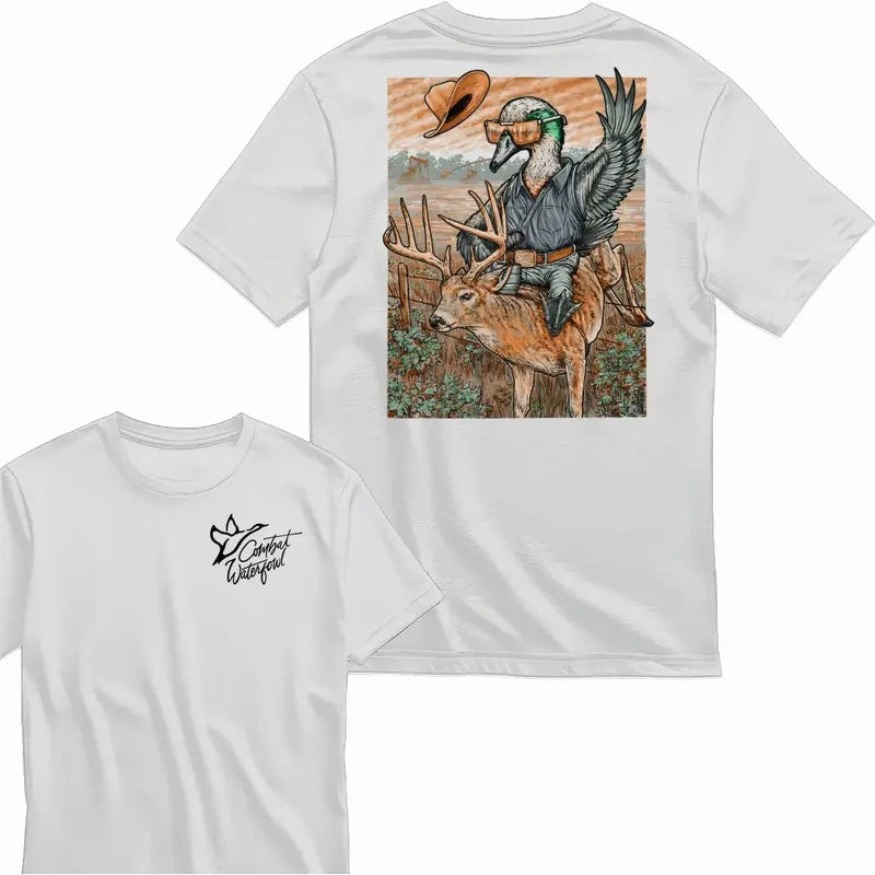 Retro Buckin Cotton Sweatshirt, Dolph Series Duck, 2-Sided Graphic Design Streetwear Mama T-Shirts, Hoodie | GrindPrints.com